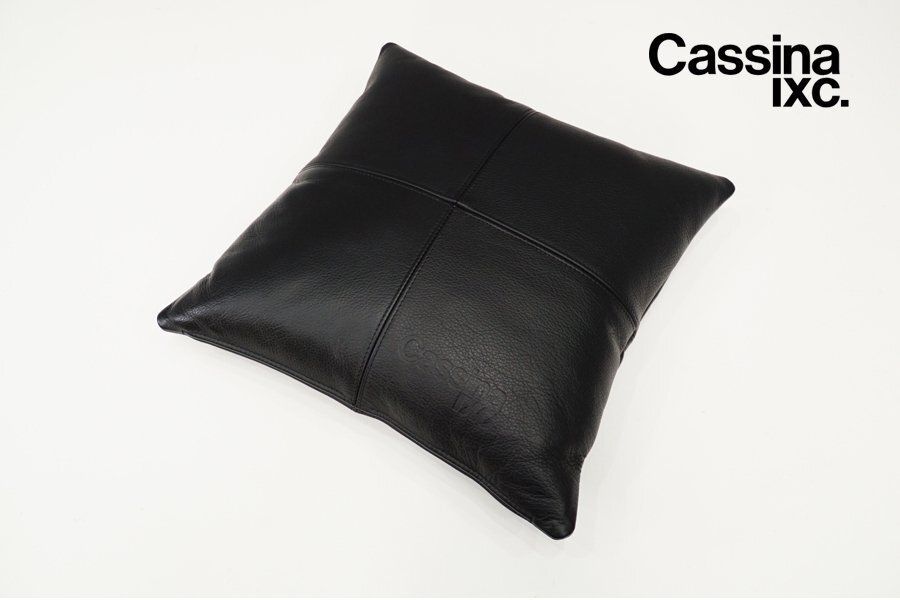 Cassina IXC カッシーナ・イクスシー 本革フェザークッション　茶色 Cassina IXC カッシーナ・イクスシー 】本革フェザークッション