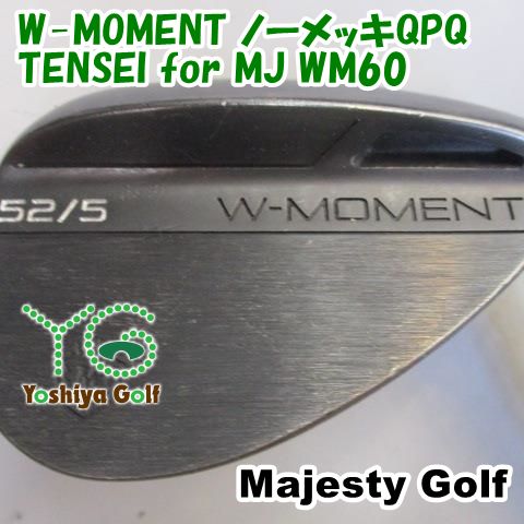 マルマン MAJESTY W-MOMENT WEDGE マジェスティ ダブリューモーメント ゴルフ ウェッジ N.S.PRO 950GH neo 52゜/5゜ S 2021年 メンズ MARUMAN MAJESTY W-MOMENT ノーメッキQPQ | 52 | TENSEI for MJ WM60 | 中古
