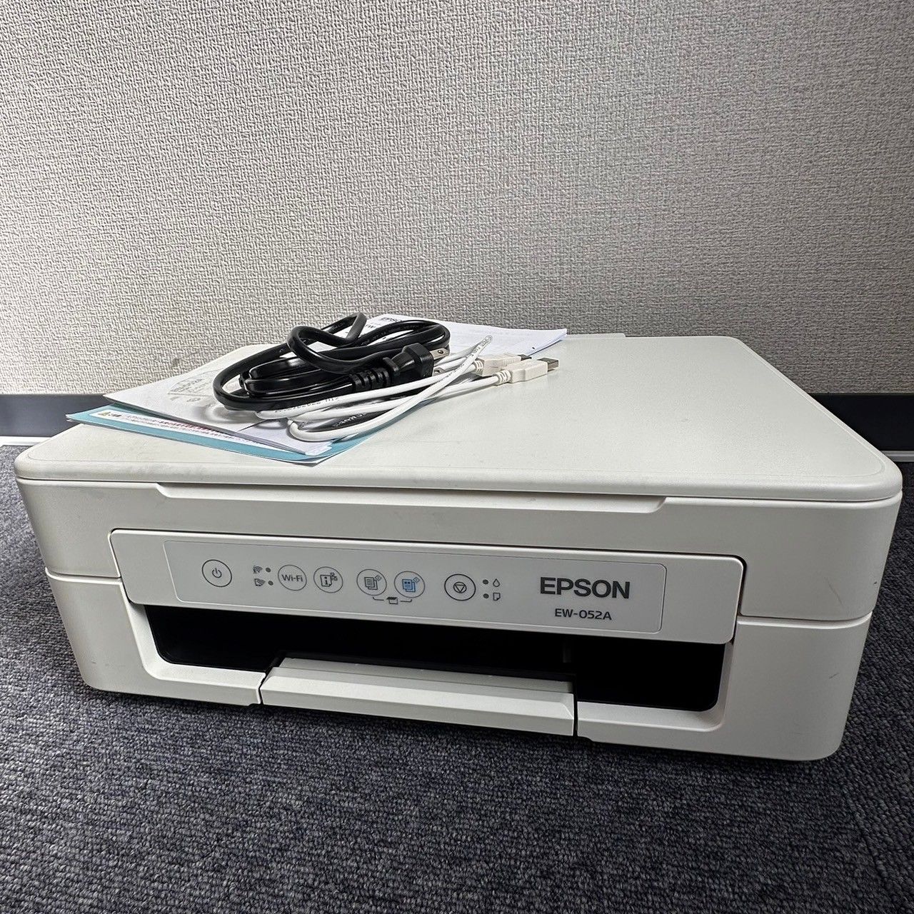 エプソン EPSON カラープリンター インクジェット複合機 カラリオ EW-052A 2021年製