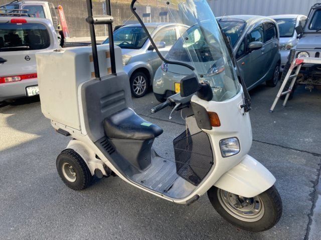 βAR19-6 ホンダ ジャイロキャノピー TA02 前期 (H5年式) 純正 マフラー チャンバー 排気漏れ無し！ ホンダジャイロキャノピー、TA02