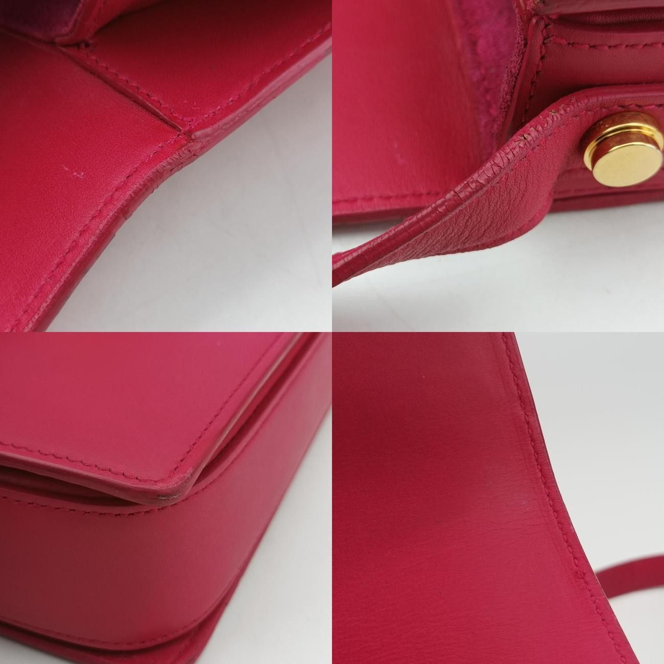 送料無料・代引可。 イヴサンローランYves Saint Laurentルル クラシックピンクレザー318025318025.001998