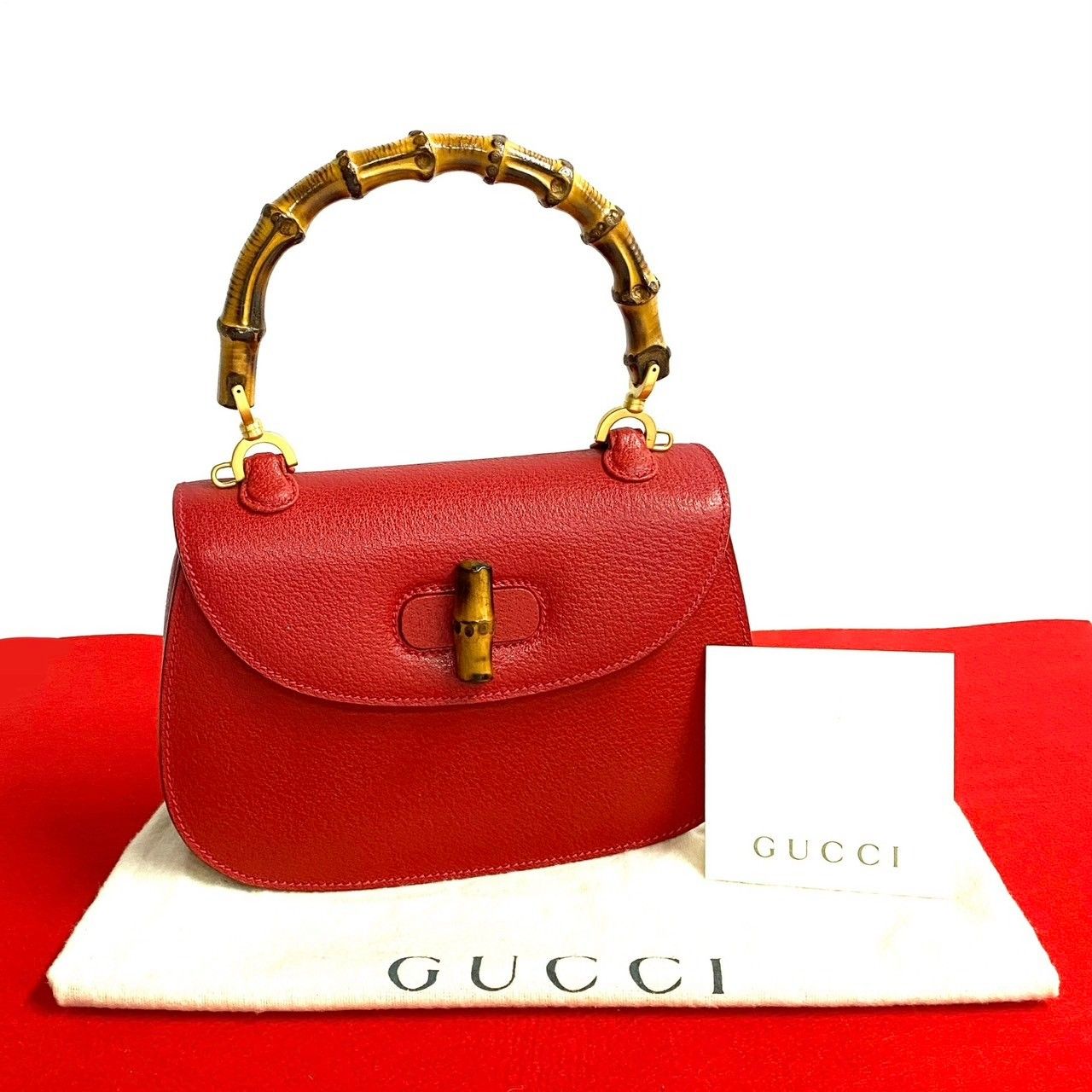未使用保管品 袋付き GUCCI グッチ ヴィンテージ オールドグッチ 