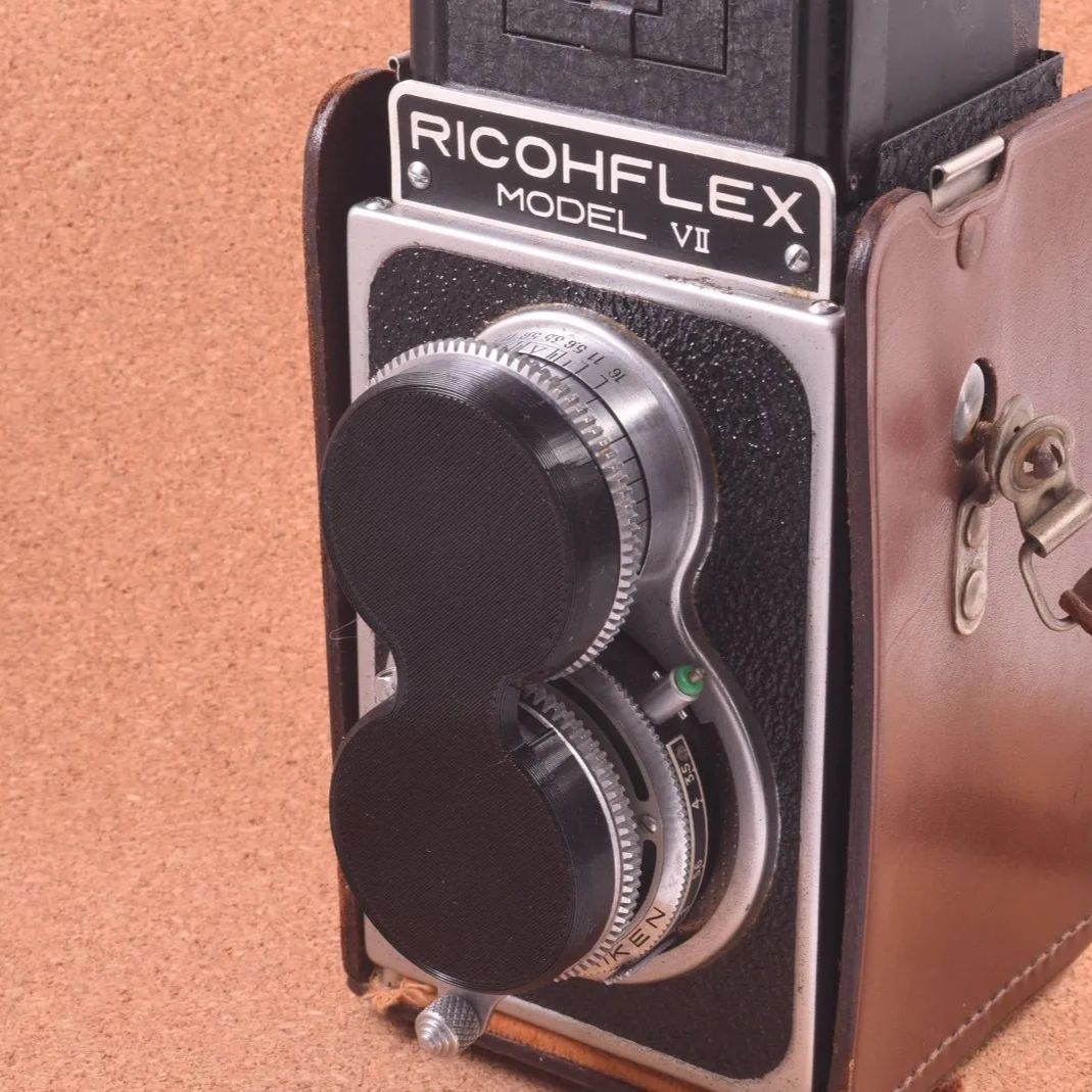 整備済 RICOHFLEX ふるい Model 6 二眼レフカメラ 未使用フィルム2本付