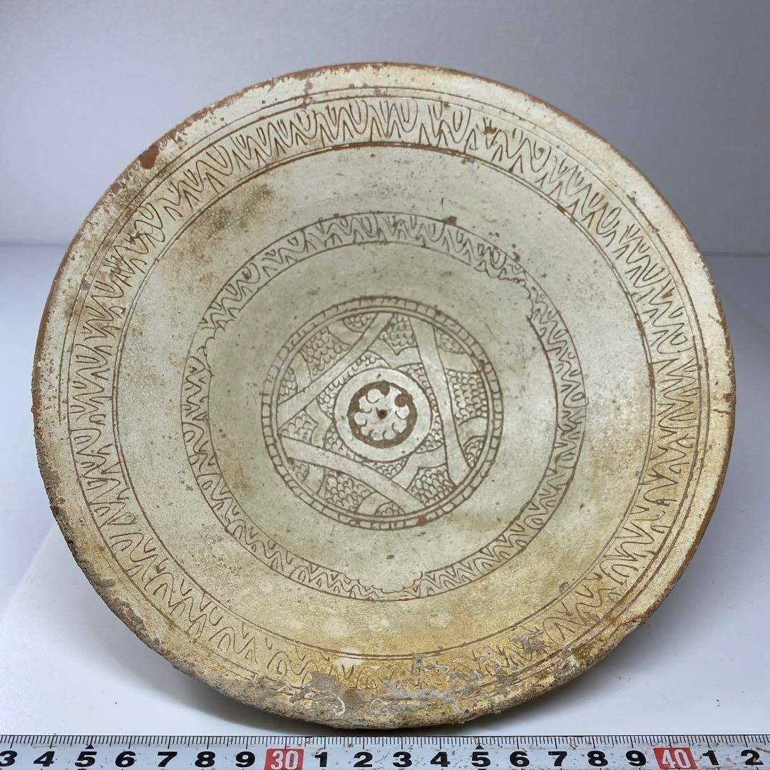 紀元前 ビザンチン鉢 直径20.5㎝ トヒカト 本な6-0906
