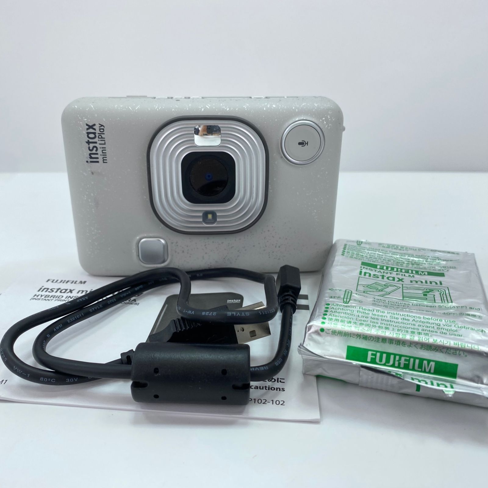 FUJIFILM INSTAX mini LiPlay インスタントカメラ 説明書付き 富士フイルム