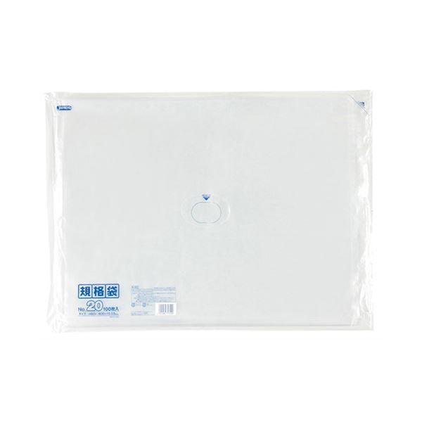 5セット ジャパックス LD 規格袋 20号 0.030mm厚 100枚 透明 K-20X5