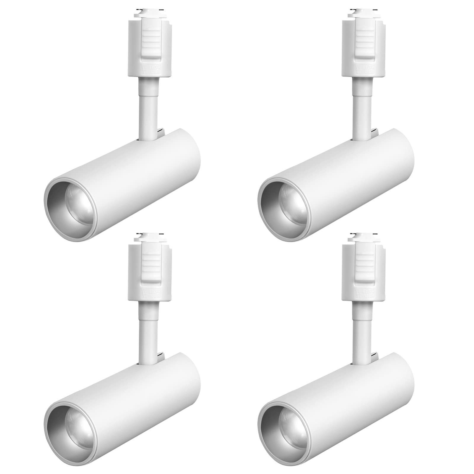 Color ホワイト-昼光色_Size セット SPAHER ライティングレール用スポットライト LED ダクトレール 照明 100 W相当 植物育成ライト 取付け簡単 角度調節 電球不要 照明器具 明るい おしゃれ 玄関 リビング キッチン インテリア 1