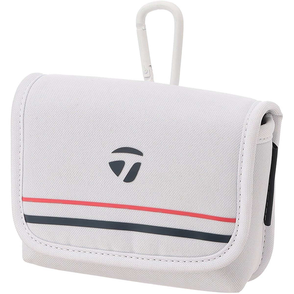 テーラーメイド(TAYLOR MADE) グラフィックロゴ スコープケース ホワイト/ネイビー/レッド ユニセックス ポーチ 24SS UN065 [ホワイト/ネイビー/レッド]