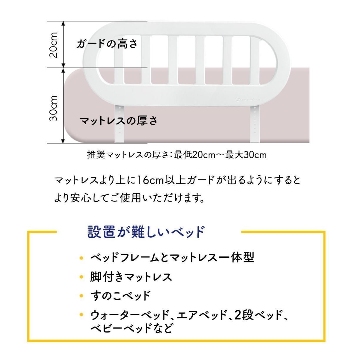 ベッドガード赤ちゃん転落防止50cmベビーギフト用品幼児子供子どもこども柵ベッドフェンス転落防止事故防止ベビーベッドセーフティーお昼寝布団ずれ防止サイドガード小学生Takemehomifamth050