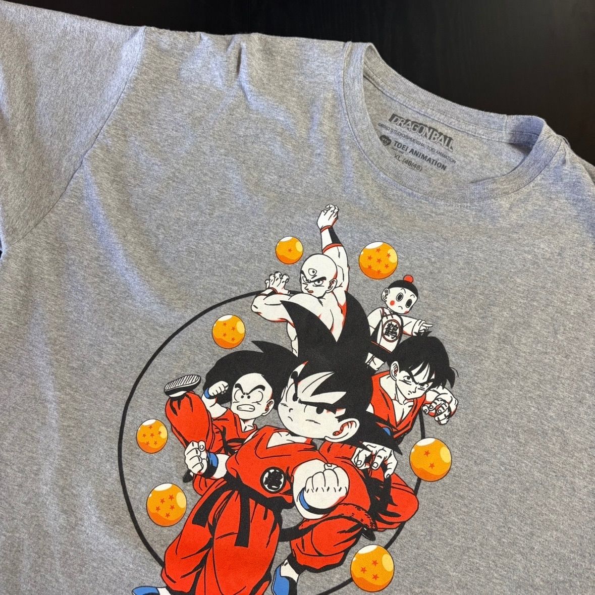 【US古着✨貴重✨ドラゴンボール✨ブロリー✨XL✨グレー】 古着】DRAGON BALL(ドラゴンボール)半袖Tシャツ XL グレー USA製 初期