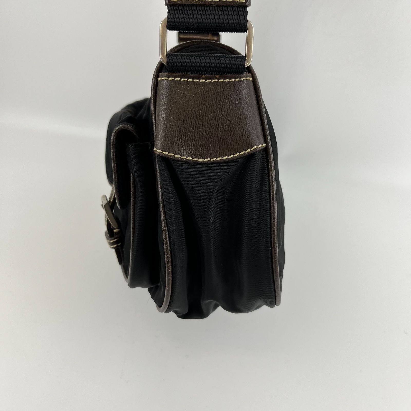 PRADA プラダ ショルダーバッグ 肩掛け ナイロン ブラック レディース  