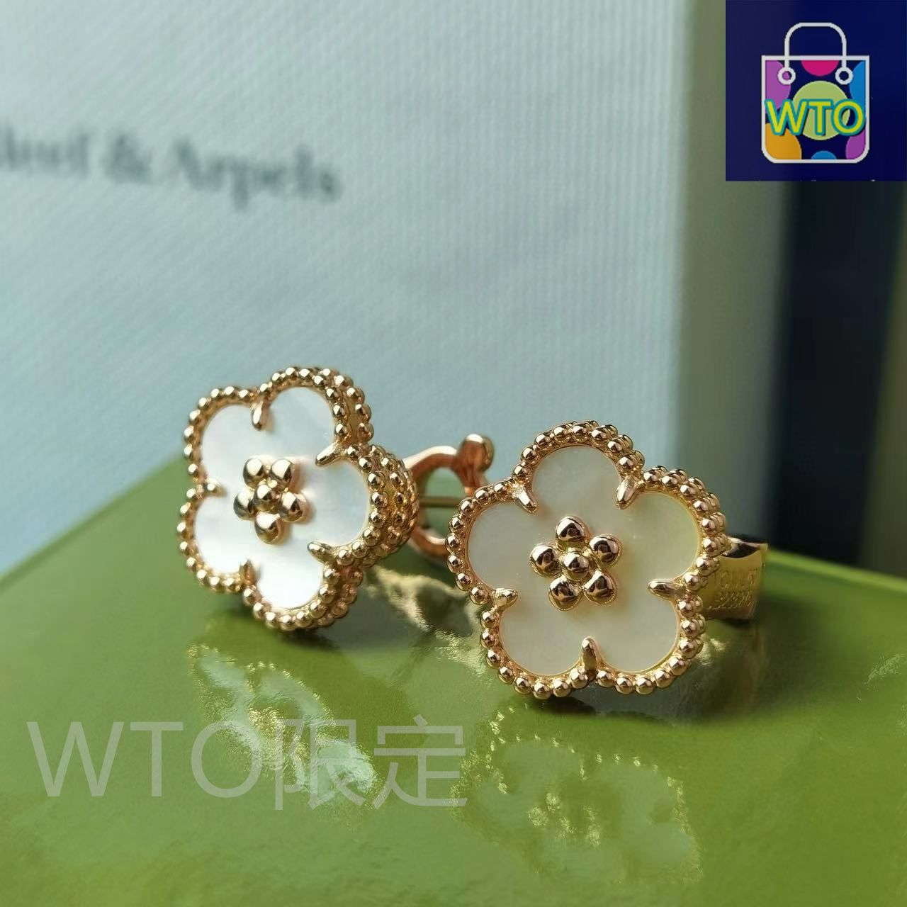◆ヴァンクリーフアンドアーペル◆四葉クローバー 18K ピアス ◇ヴァンクリーフアンドアーペル◇四葉クローバー 18K ピアス