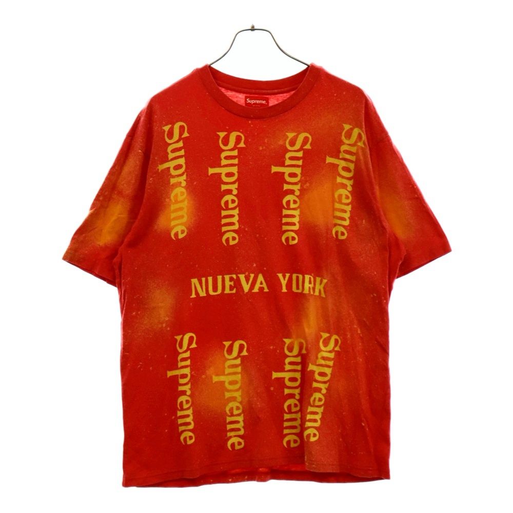 SUPREME (シュプリーム) 20SS Nueva York S/S Top ニューヨーク クルーネック半袖Tシャツ カットソー レッド