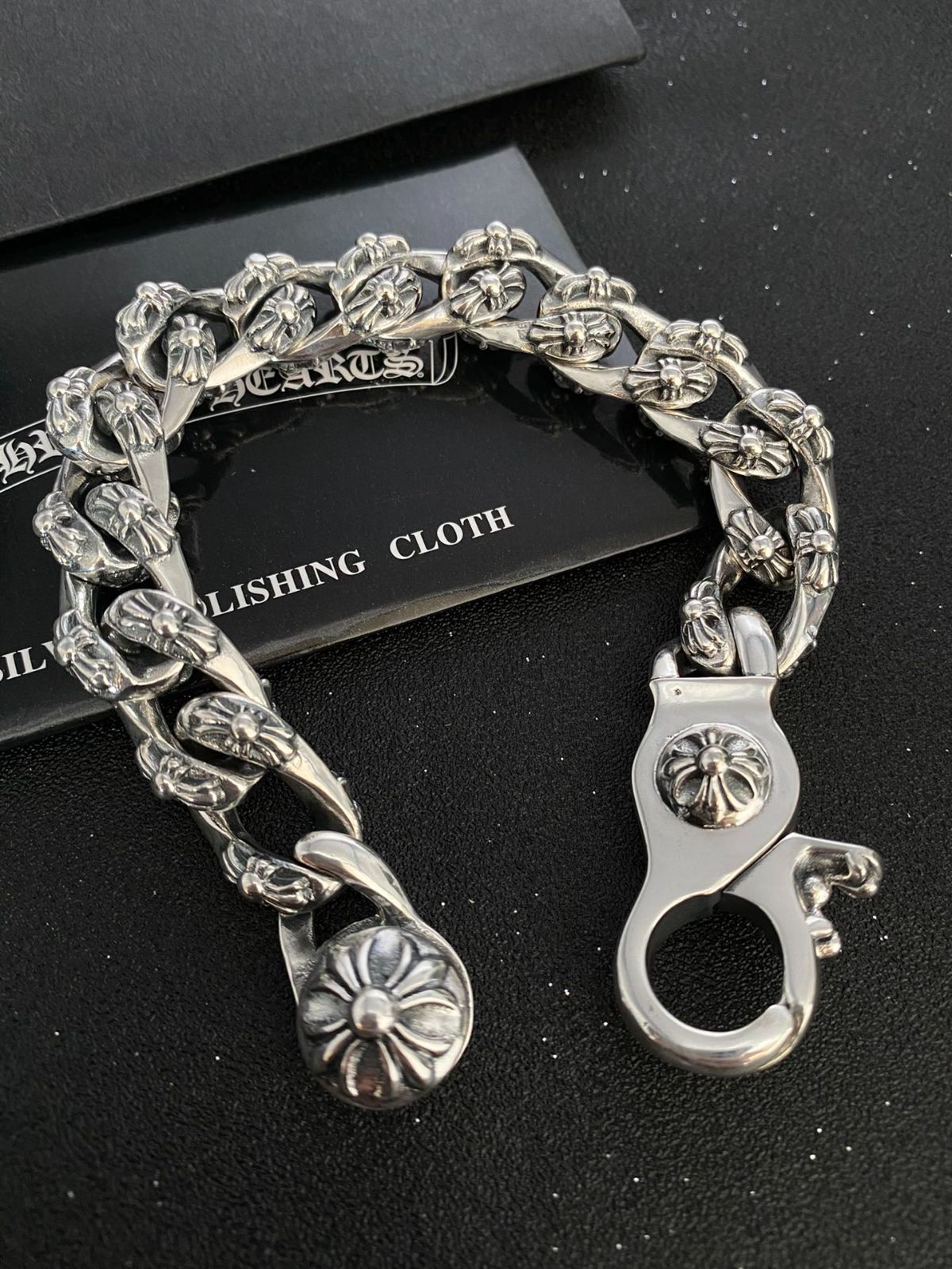 人気 クロムハーツ   Chrome Hearts  ブレスレット 人気デザイン 十字