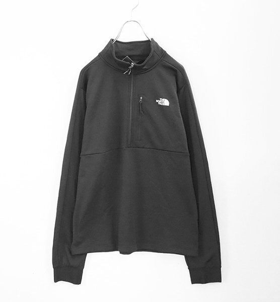 未発売品* THE NORTH FACE ◆ NEW PIONEER PEAK 1|4 ZIP 黒 L ハーフジップ スウェット プルオーバー 裏フリース ノースフェイス◆WX4 MERCADOAVALIA_COM_BR