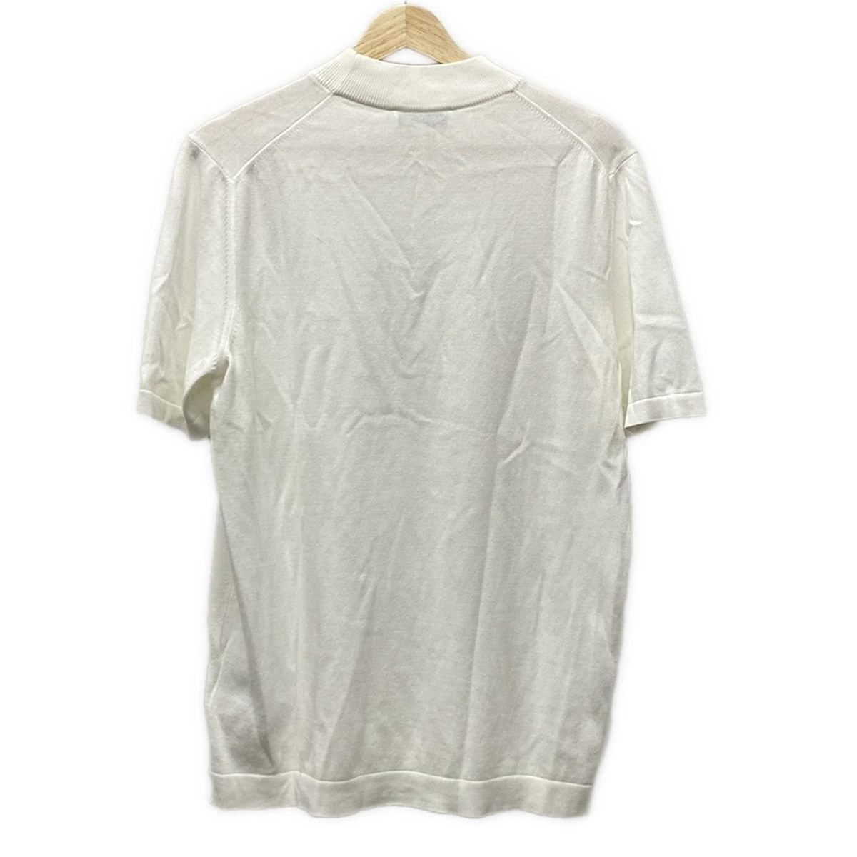 gran sasso グランサッソ 半袖セーター サイズ48 XL メンズ - 白 ハイネック