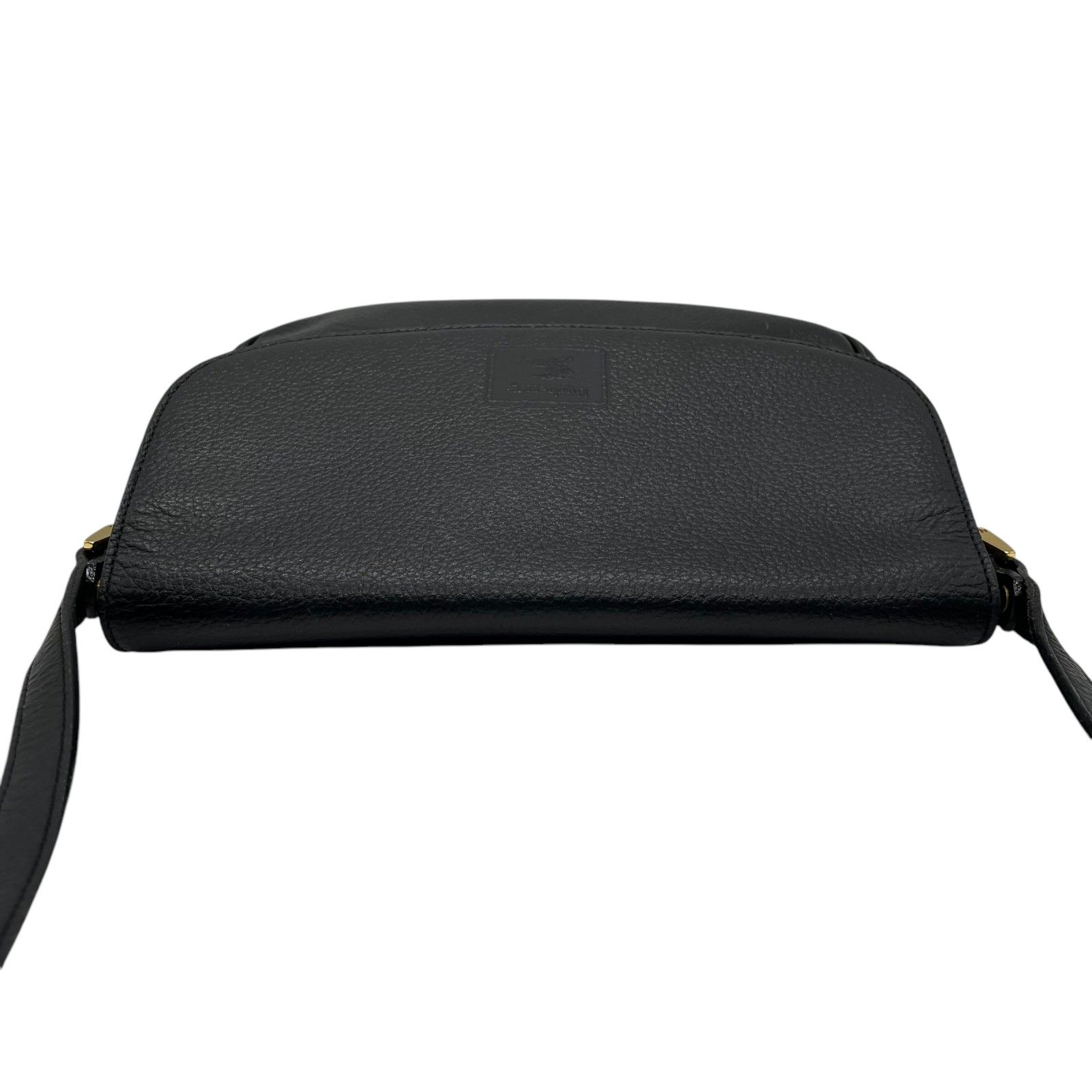 美品】Burberrys バーバリー ショルダーバッグ レザー 黒 斜め