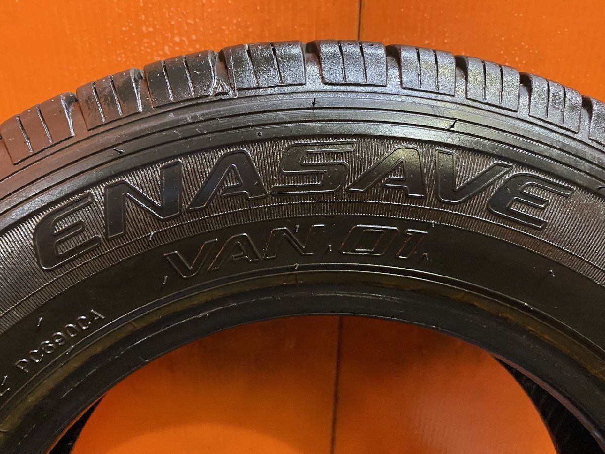 DUNLOP ENASAVE VAN01 145R12LT 6PR 12インチ 夏タイヤ 1本 21年