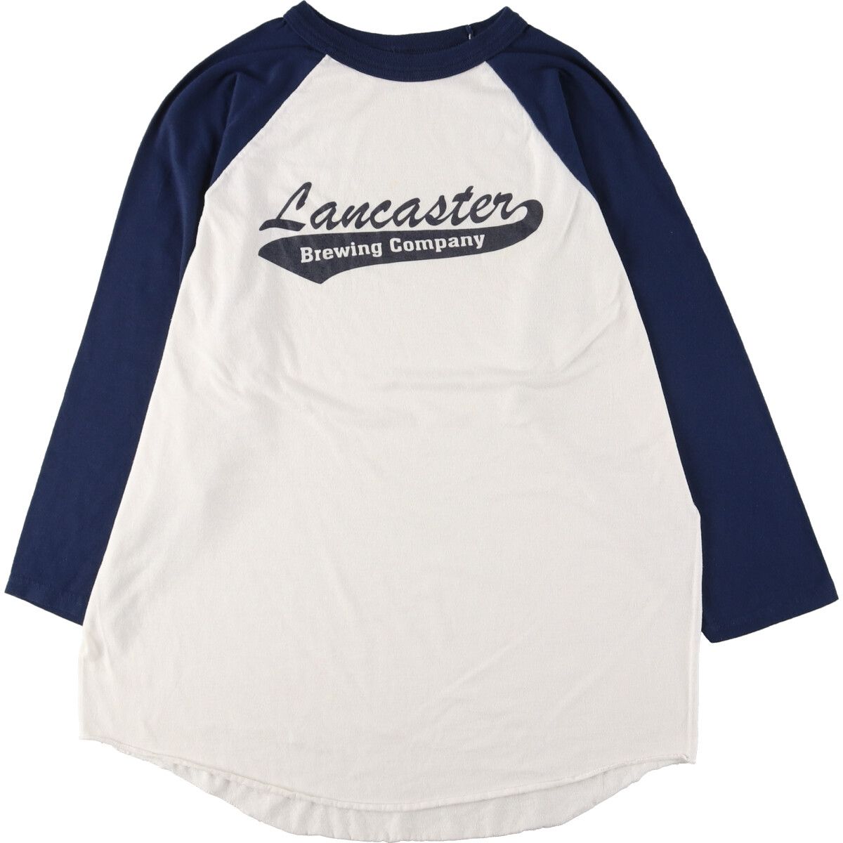 古着 AUGUSTA ラグランスリーブ 七分袖 プリントTシャツ メンズXL  /eaa443046 【中古】/eaa443046