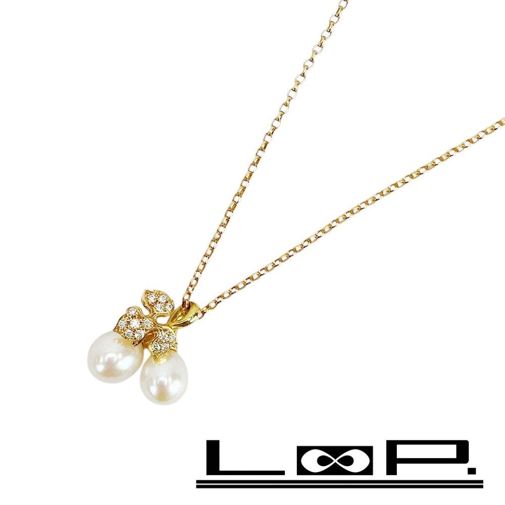 □美品□ ミキモト ネックレス アクセサリー ゴールド K18