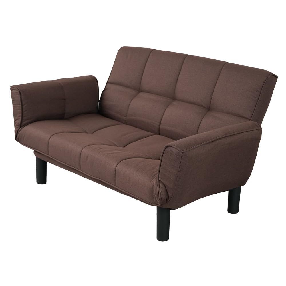 変幻自在ソファ ギアレスト ブラウン ソファーベッド ビータ Vita 幅164cmX奥行79cmX高さ59cm 座面高29cm 耐荷重160kg リクライニング 一体型 コンパクト カウチ 頑丈 ハイバック 脚付き ギア おしゃれ 北欧 韓国風