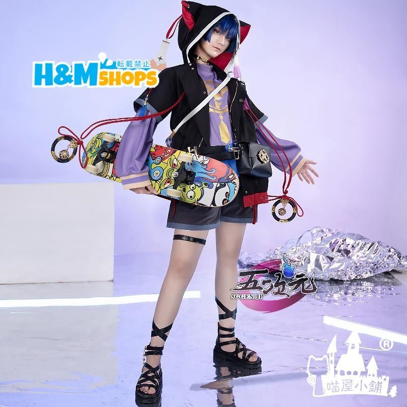 猫屋小舗 原神 コスプレ 散兵 スカラマシュ 派生服 同人服 衣装 ウィッグ 追加可 yh0620084