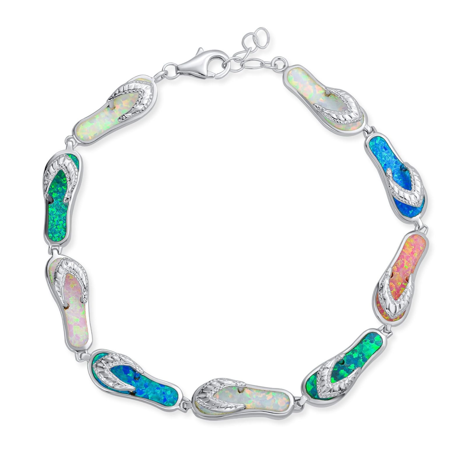 数量 Bling Jewelry 女性のティーン.925スターリングシルバーのための個人化された刻まれたエナメルの航海のフリップフロップのピンクのビーチのサンダルのペンダントのネックレス