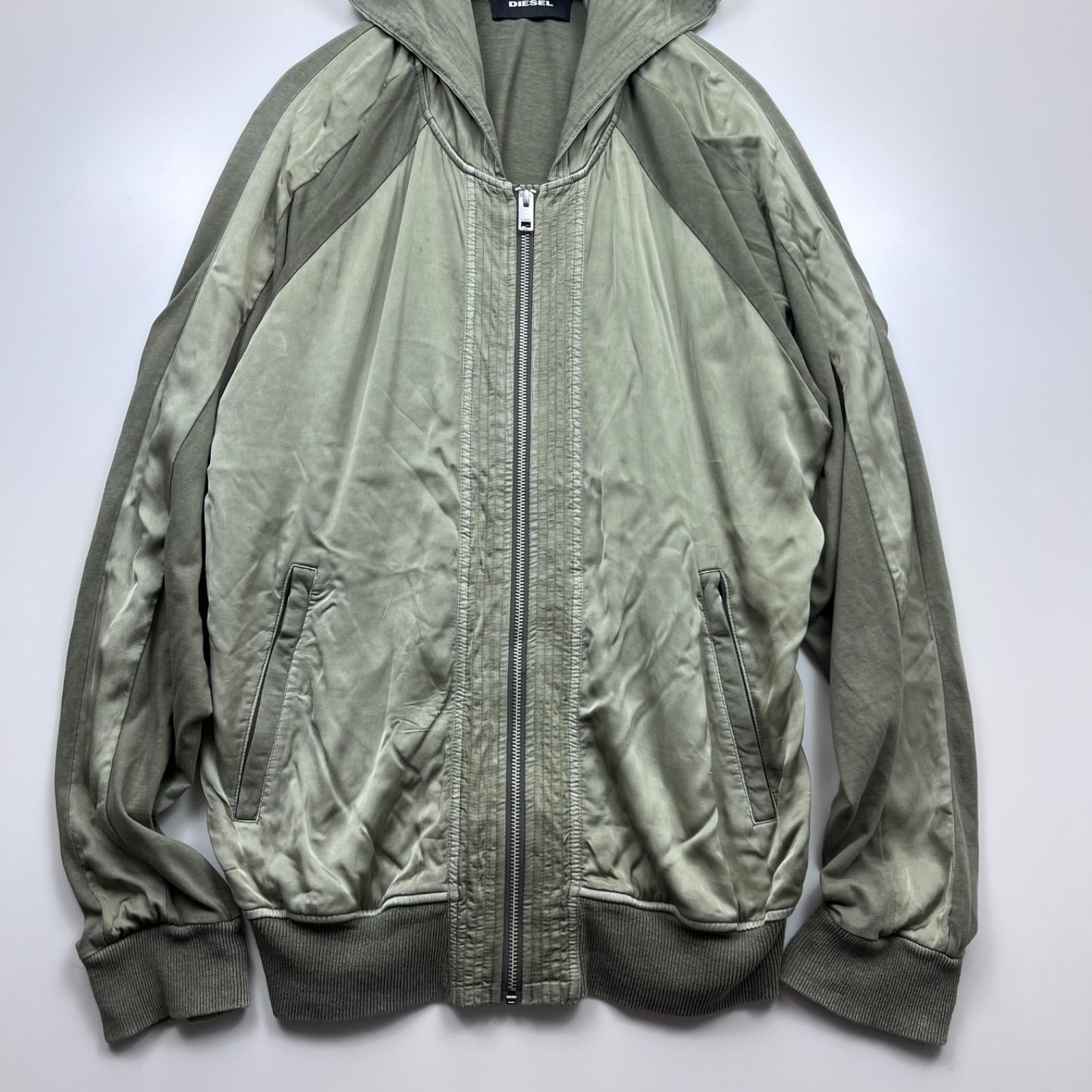 00s archive DIESEL ジップパーカー ギミック フェード Y2K