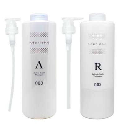 セット販売 ナンバースリー ミュリアム クリスタル 薬用スカルプ シャンプー A 660ml + トリートメント R 620g 医薬用部外品 サロン専売品 NUMBER THREE NO3