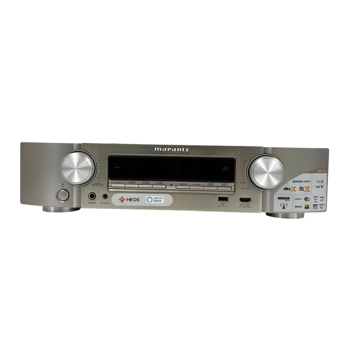 marantz NR1710 AVアンプ 2020年製 マランツ 今どきのリビングにほしい最新スペック！ マランツ薄型AVアンプ