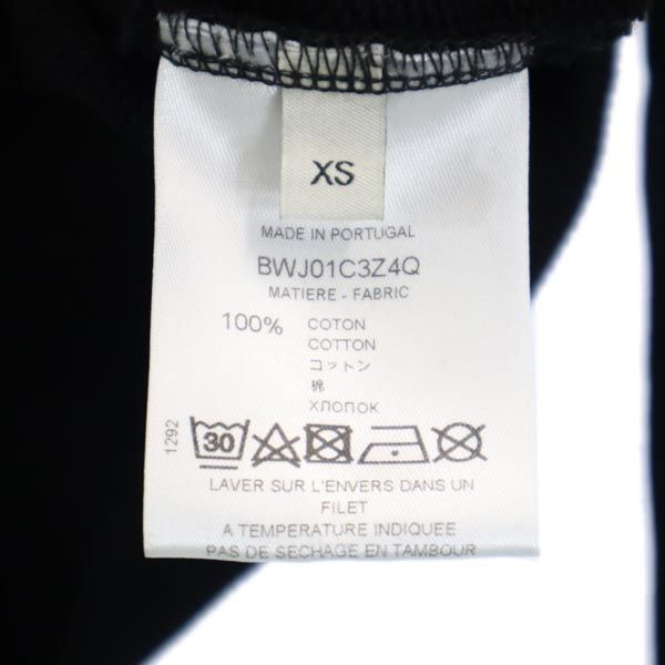 ジバンシィ ロゴプリント スウェットパーカー XS ブラック GIVENCHY メンズ   【221126】