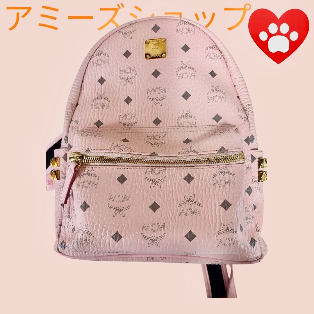 ヴィセトス柄パウダーピンクリュック
