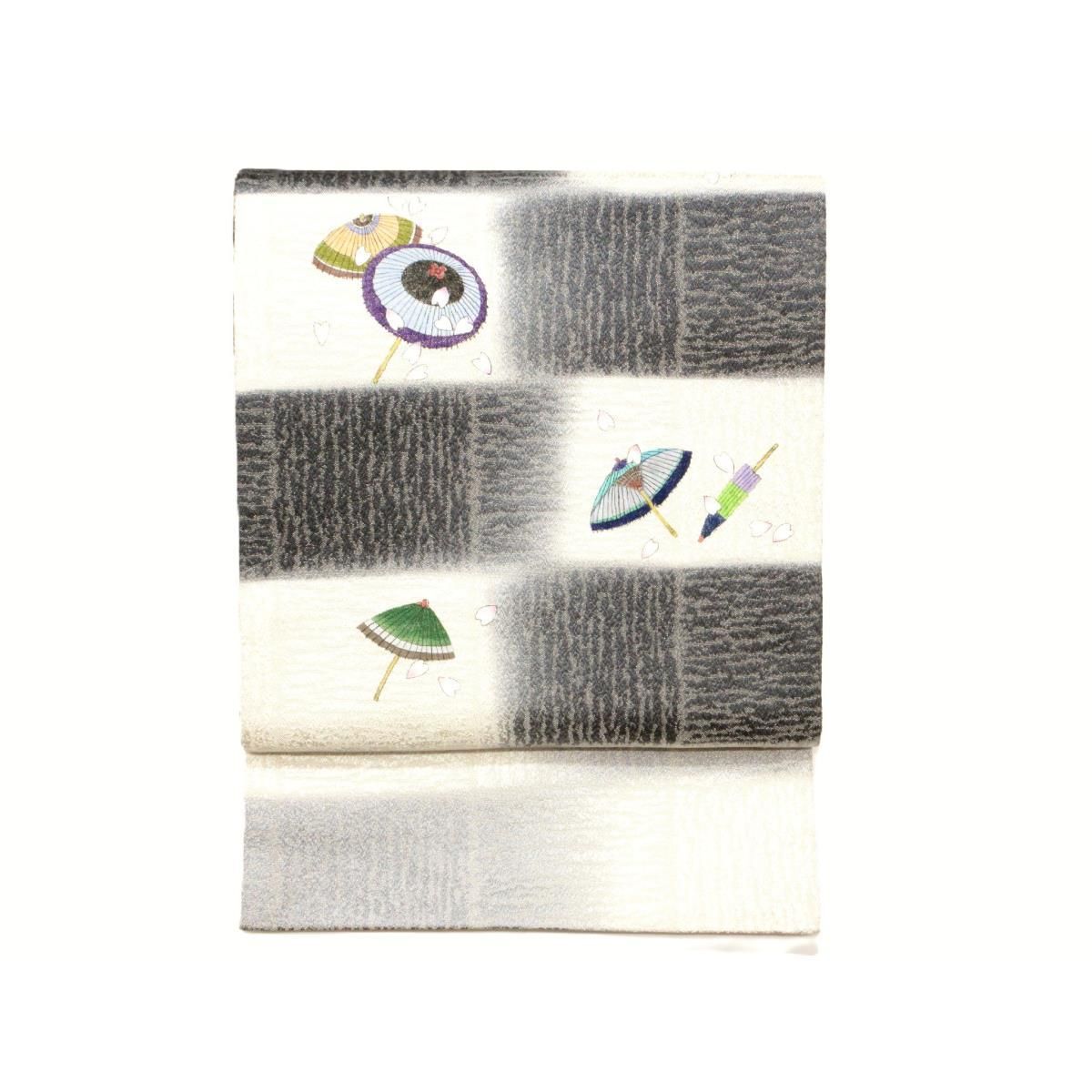 ♥品 袋帯 染帯 友禅加工ボカシ染