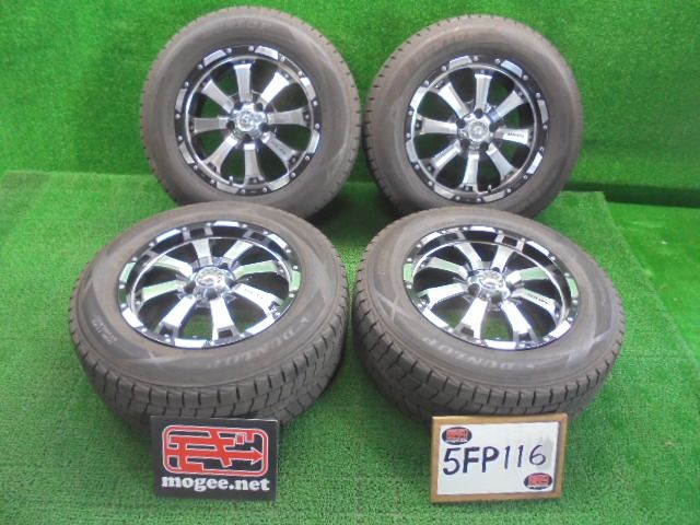 5FP116 AAG 265 60R18 ダンロップ ウインターマックスSJ8 スタッドレス MKWアルミホイールセット WK系 グランドチェロキー