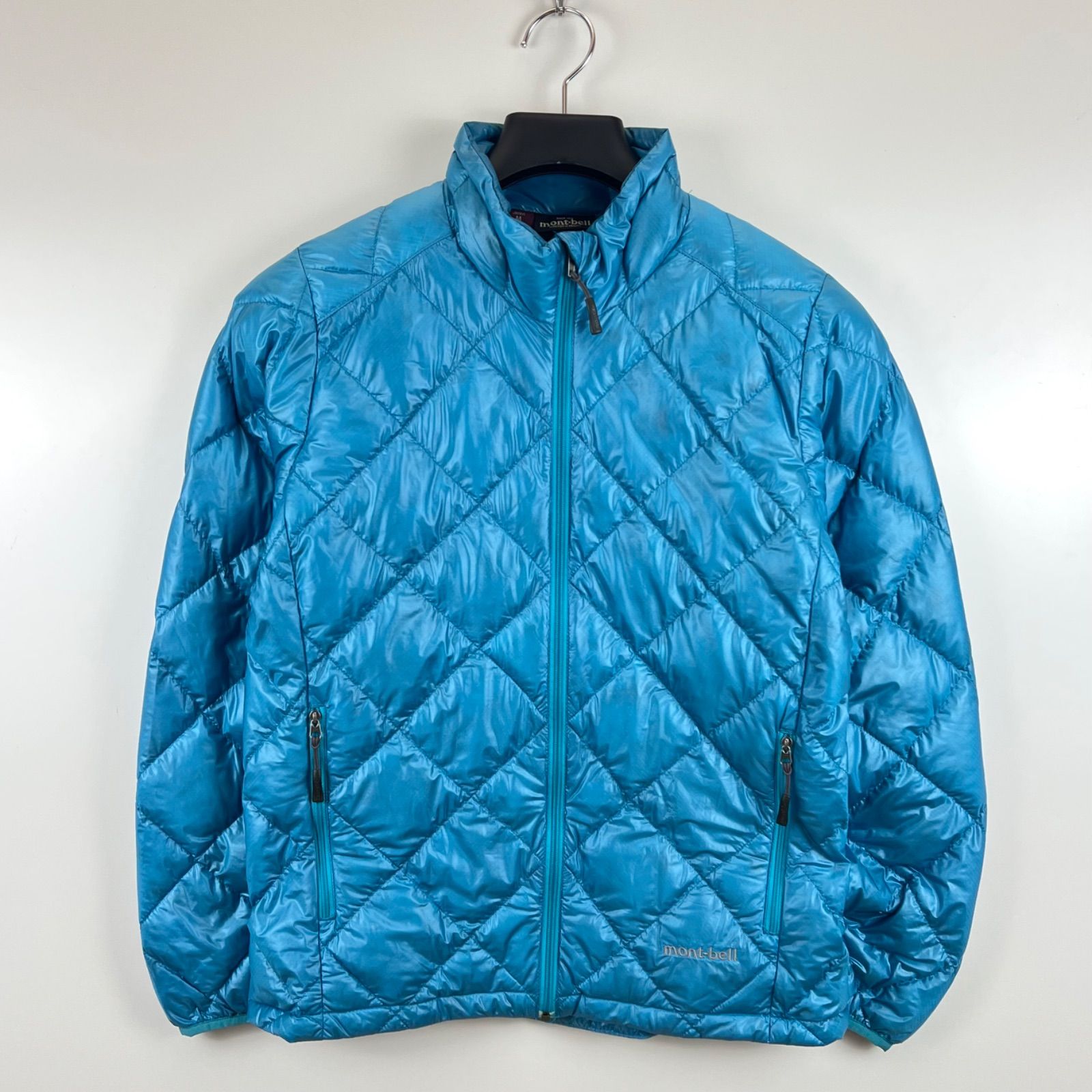 モンベル montbell ULライトダウンジャケット サイズS 青 ブルー モンベル mont-bell U.Lダウン ウルトラライトダウン フード S 公式