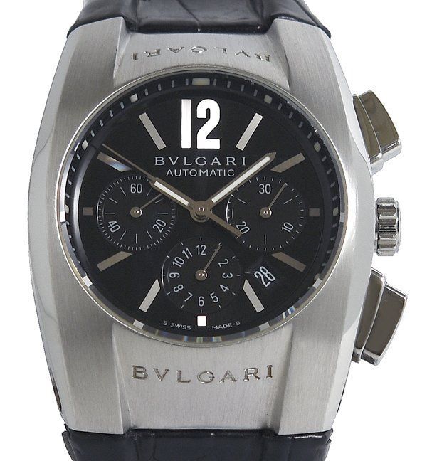 BVLGARI ブルガリ エルゴン EG35SCH クロノグラフ 自動巻き ボーイズ