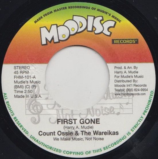 米7” Count Ossie & The Wareikas First Gone / Going Home To