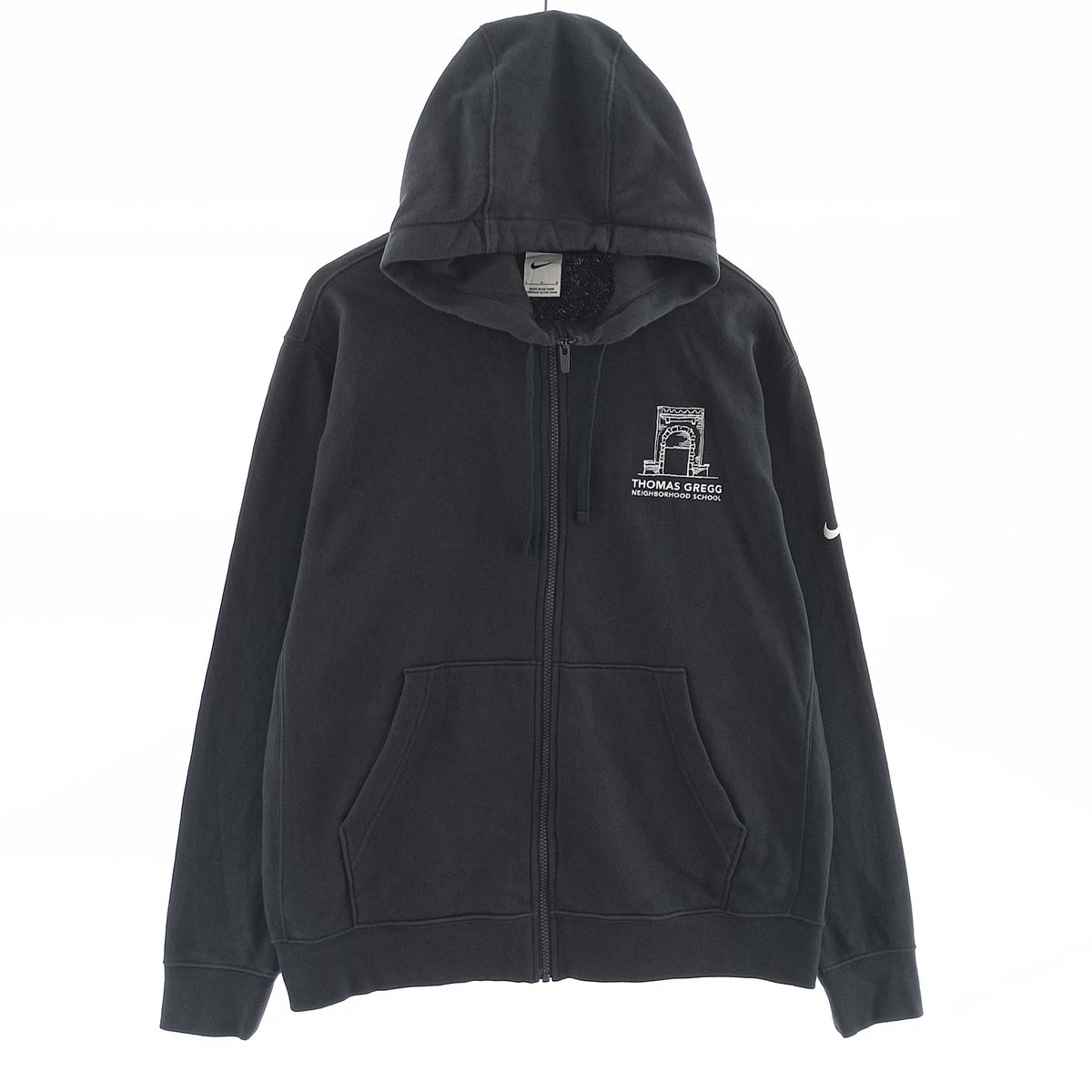 古着 ナイキ NIKE カレッジ スウェットフルジップパーカー メンズL相当/eaa402951