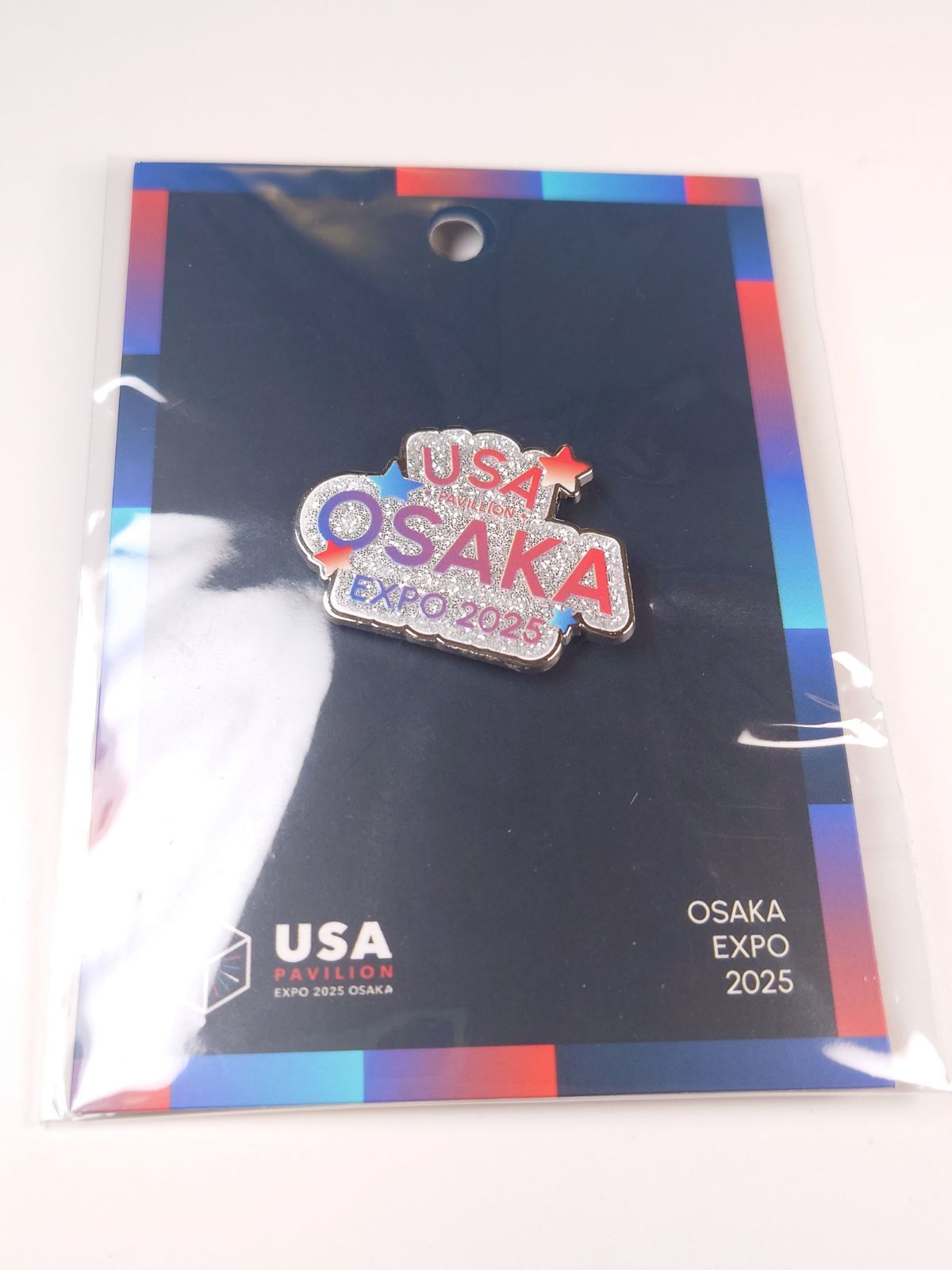 新品 OSAKA ピンバッジ スパーク アメリカ USA 米国 パビリオン