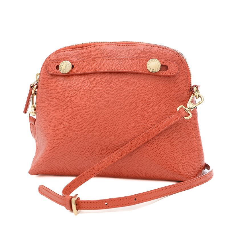 FURLA パイパー ショルダーバッグ ハンドバッグ オレンジ （Brandol  