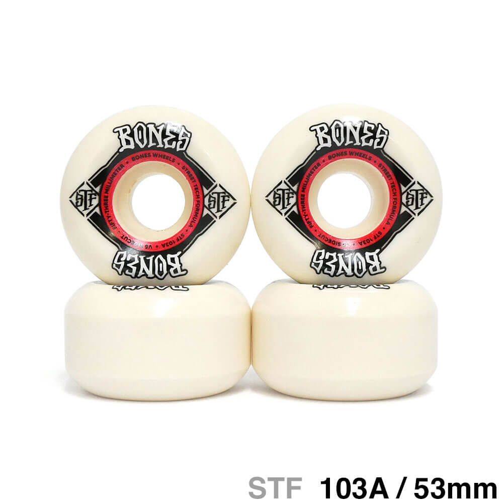 スポーン 3set BONES WHEEL ボーンズ ウィール STF V5(SIDECUT)103A 53mm