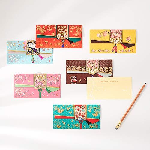 Pack of 6 Korean Traditional Envelope SKLAD-KIRPICHA_RU