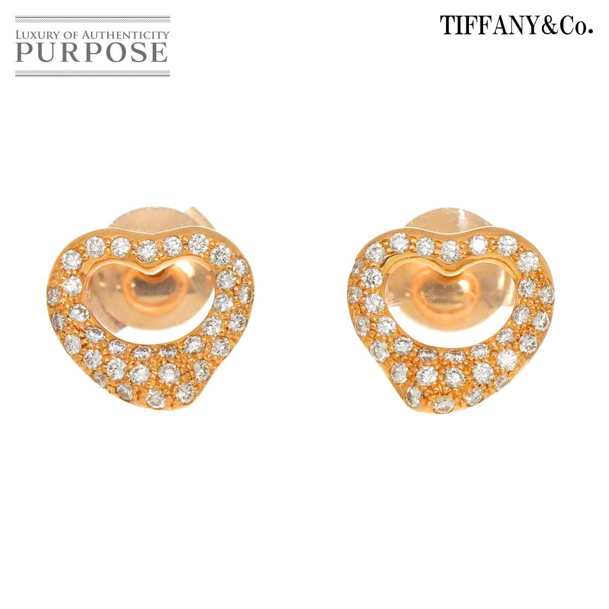 新品同様】 ティファニー TIFFANY&Co. オープンハート ダイヤ