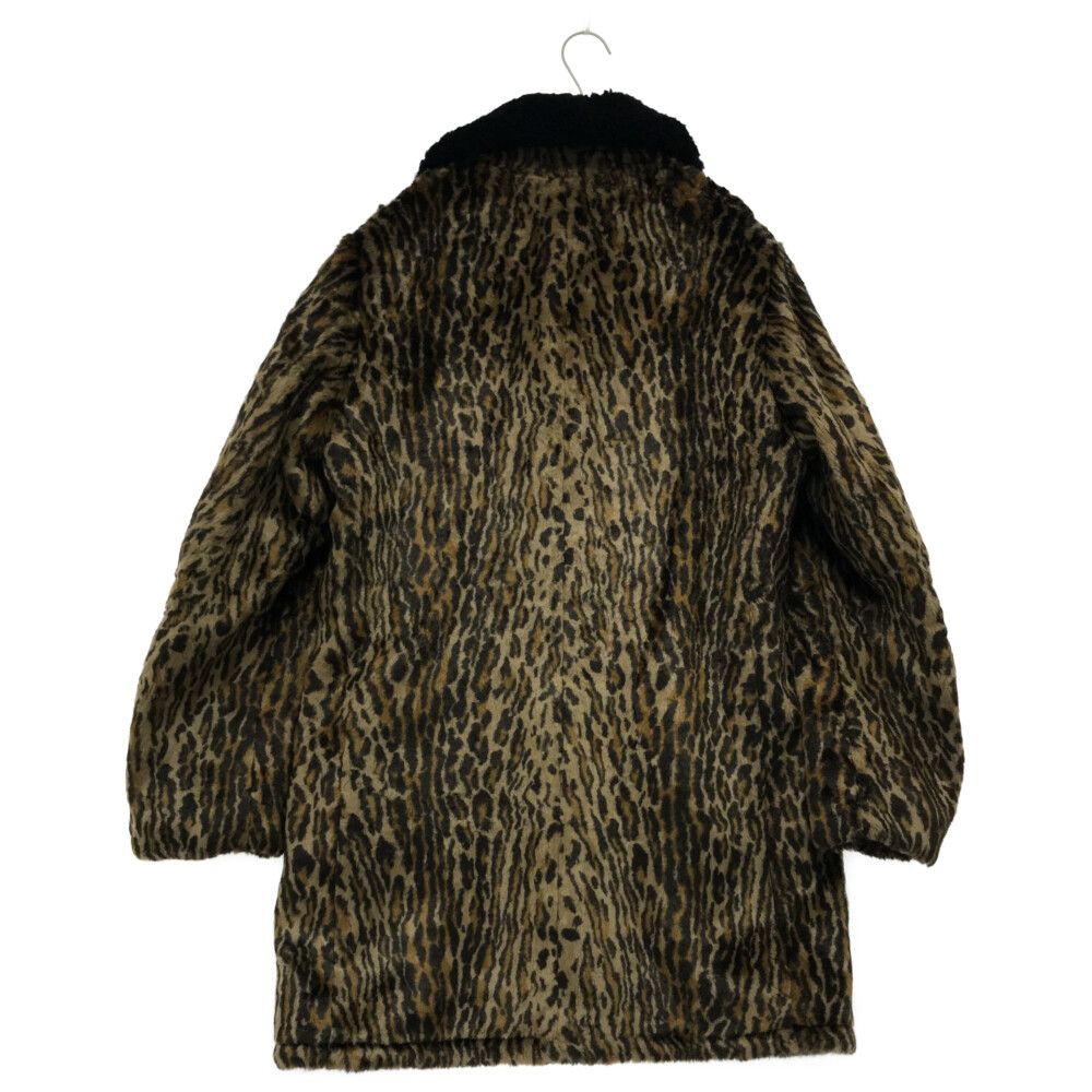 WACKO MARIA (ワコマリア) 17AW MOUTON COLLAR FUR GANG COAT レオパード柄 ムートンカラーギャング ロング コート レオパード - メルカリ