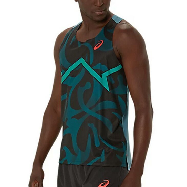 アシックス ノースリーブ メンズ ランニングウエア asics LIGHT
