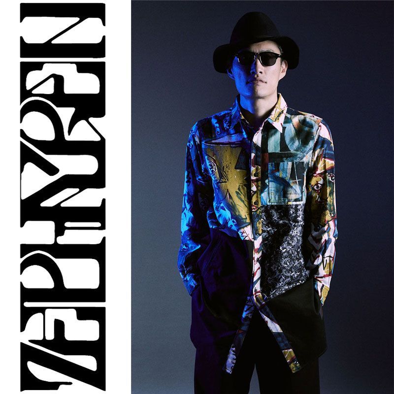 Zephyren ゼファレン SWITCHING LONG SHIRT L/S - Resolve - BLACK[Z20AD17] Zephyren ゼファレン SWITCHING LONG SHIRT L/S - Resolve - BLACK