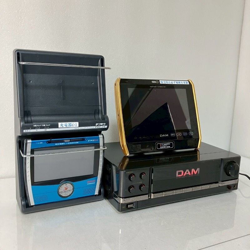 ジャンク デジタルミキシングアンプ DAM-AD4 デンモク TM-PB4BD PMC25 カラオケ機器 ダム DAM