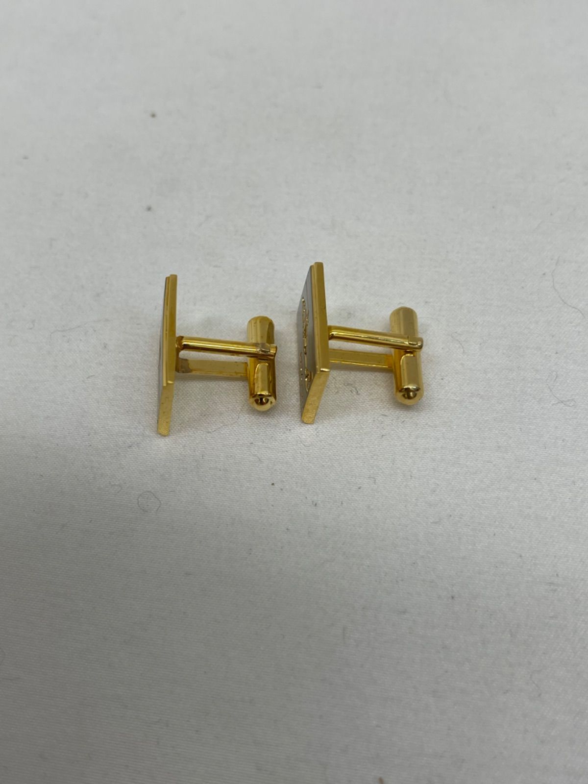 金メッキ カフリンクス 2ペア 楽天市場】【限定1点】 K18 イエローゴールド カフス ドイツ製