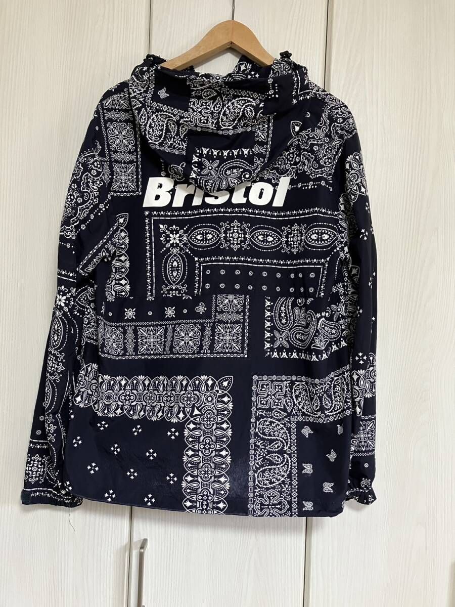 Bristol バンダナ柄 ナイロンジャケット・パンツセット　Sサイズ F.C.Real Bristol 21SS NYLON HOODED BLOUSON ☆NAVY ☆L☆ fcrb