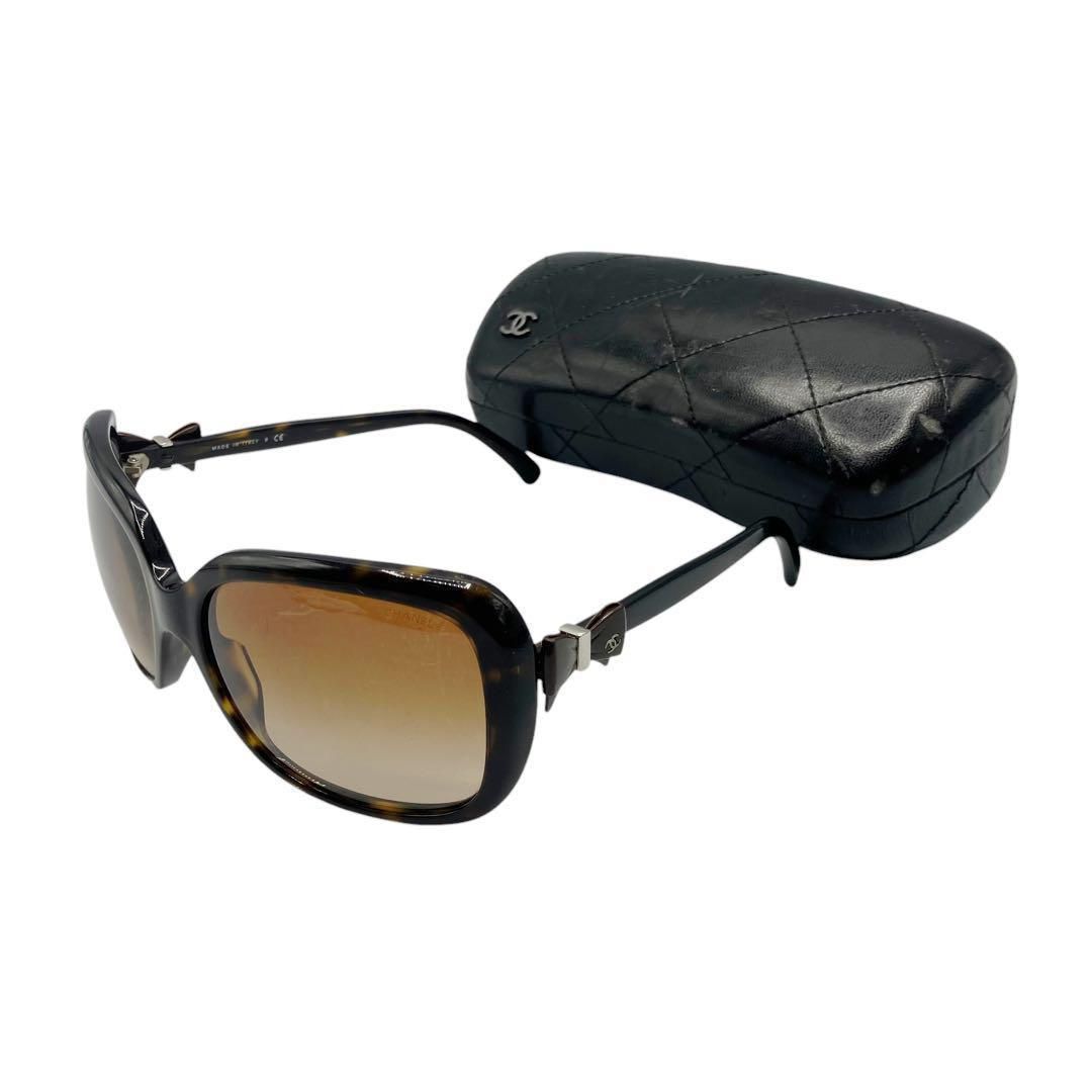 シャネル 5171 ココマーク サイドリボン サングラス